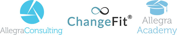 Allegra Consulting, Allegra Academy &  Changefit logos