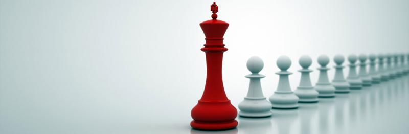 Chess leadership concept