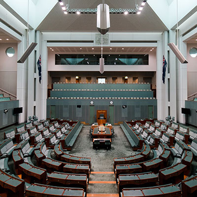 Parliament house chambers