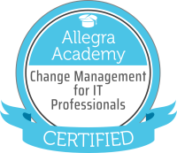 Change Management for IT Professionals digital badge